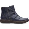 imageClarks Womens Caroline Orchid Ankle BootsNavy Leather