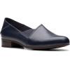 imageClarks Womens Juliet Trim LoafersNavy Leather