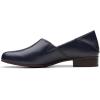 imageClarks Womens Juliet Trim LoafersNavy Leather