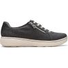 image:imageClarks Womens Caroline Echo Canvas Side Zip Fashion SneakerBlack