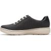 image:imageClarks Womens Caroline Echo Canvas Side Zip Fashion SneakerBlack