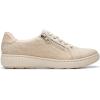 image:imageClarks Womens Caroline Echo Canvas Side Zip Fashion SneakerNatural Textile
