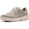 image:imageClarks Womens Caroline Echo Canvas Side Zip Fashion SneakerStone