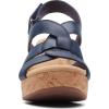 image:imageClarks Womens Giselle Beach SandalsNavy Leather