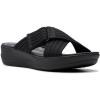 image:imageClarks womens Arla WaveSlide SandalBlackWhite