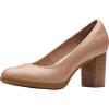 image:imageClarks Womens Bayla Carly Dress PumpsWarm Beige Leather