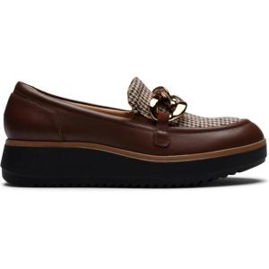 image:imageClarks Womens Zylah May LoaferBritish Tan Combi Leather