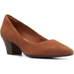 image:imageClarks Womens Teresa StepDark Tan Suede