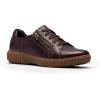 image:imageClarks Womens Caroline Janna Leather Side Zip Fashion SneakerMerlot Leather