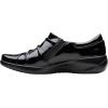 image:imageClarks Womens Kaetlyn Mila Leather SlipOn LoafersBlack Crinkle Patent Synthetic