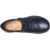 image:imageClarks Womens Kaetlyn Mila Leather SlipOn LoafersNavy Leather