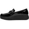 image:imageClarks Womens Zylah Top LoaferBlack Crinkle Patent Synthetic