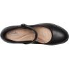 image:imageClarks Womens Bayla Lily Block Heel Mary Jane PumpBlack Leather