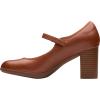 image:imageClarks Womens Bayla Lily Block Heel Mary Jane PumpTan Leather