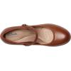 image:imageClarks Womens Bayla Lily Block Heel Mary Jane PumpTan Leather