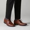 image:imageClarks Mens Derby LaceupDark Tan Lea