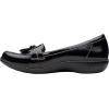 image:imageClarks Womens Ashland Bubble Slip On LoafersBlack Crinkle Patent