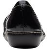 image:imageClarks Womens Ashland Bubble Slip On LoafersBlack Crinkle Patent