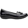 image:imageClarks Womens Ashland Bubble Slip On LoafersBlack Crinkle Patent