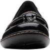 image:imageClarks Womens Ashland Bubble Slip On LoafersBlack Crinkle Patent