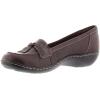 image:imageClarks Womens Ashland Bubble Slip On LoafersBurgundy Leather