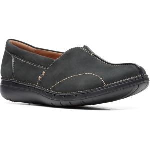 image:imageClarks Womens Ashland Bubble Slip On LoafersBlack Nubuck