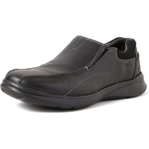 image:imageClarks Mens Cotrell Step SlipOn LoafersBlack Black Oily Leather