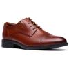 image:imageClarks Mens Steadwell CapDark Tan Leather