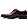 image:imageClarks Mens Steadwell CapMahogany Leather