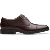 image:imageClarks Mens Steadwell CapMahogany Leather