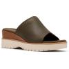 image:imageClarks Womens Diaz SlideDark Olive Leather