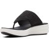 image:imageClarks Womens Drift Jaunt Wedge SandalBlack Textile