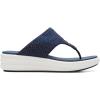image:imageClarks Womens Drift Jaunt Wedge SandalBlue