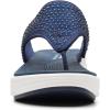 image:imageClarks Womens Drift Jaunt Wedge SandalNavy Textile