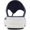 image:imageClarks Womens Drift Jaunt Wedge SandalNavy Textile