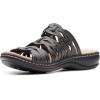 image:imageClarks Womens Leisa Faye Flat SandalBlack Leather