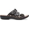 image:imageClarks Womens Leisa Faye Flat SandalBlack Patent Synthetic