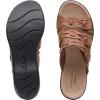 image:imageClarks Womens Leisa Faye Flat SandalTan Leather