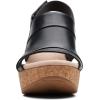 image:imageClarks womens Annadel IvoryWedge SandalBlack Black Leather