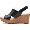 image:imageClarks womens Annadel IvoryWedge SandalBlack Black Leather
