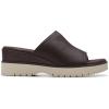 image:imageClarks Womens Diaz SlideDark Brown Leather