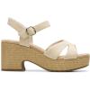 image:imageClarks Womens Nerisa TwistNatural Canvas Textile