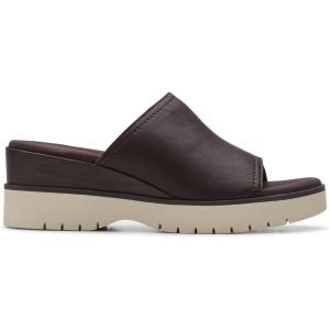 image:imageClarks Womens Diaz SlideDark Brown Leather