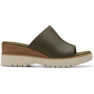 image:imageClarks Womens Diaz SlideDark Olive Leather