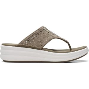 image:imageClarks Womens Drift Jaunt Wedge SandalOlive