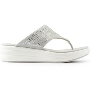 image:imageClarks Womens Drift Jaunt Wedge SandalSilver Textile
