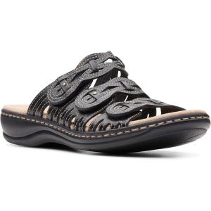 image:imageClarks Womens Leisa Faye Flat SandalBlack Leather