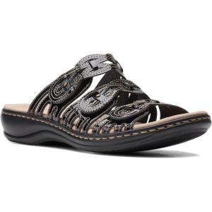 image:imageClarks Womens Leisa Faye Flat SandalBlack Patent Synthetic