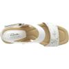 image:imageClarks Womens Modern SandalWhite Leather