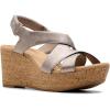 image:imageClarks Womens Rose StyleTaupe Metallic Synthetic